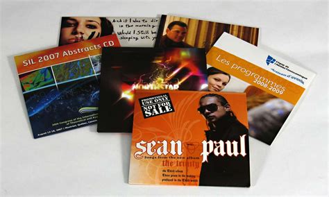 Offset Printed Cardboard Jackets For Cd And Dvd Cd Dvd Jackets And