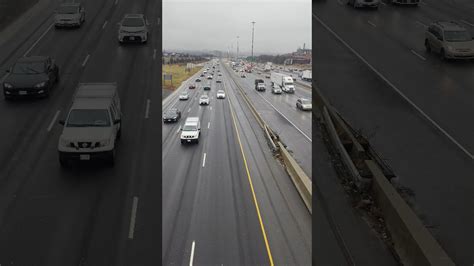 Another View Hwy 401 Near Keele St Traffic 🚦 Toronto Canada Dec 2723