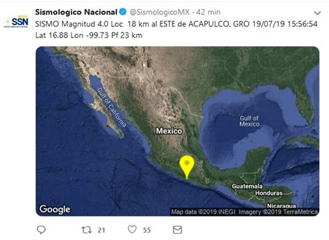 Sismo En Guerrero Hoy No Ameritó Alerta Sísmica N