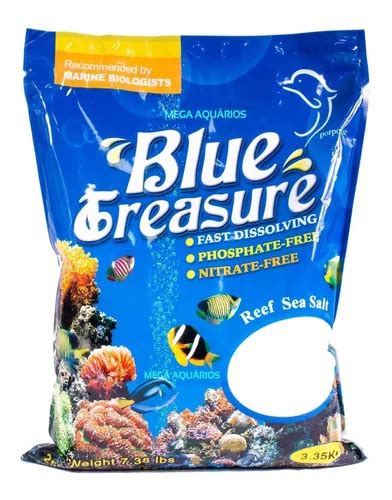 Sal Aqu Rio Marinho Blue Treasure Reef Sea Salt Kg Mercadolivre