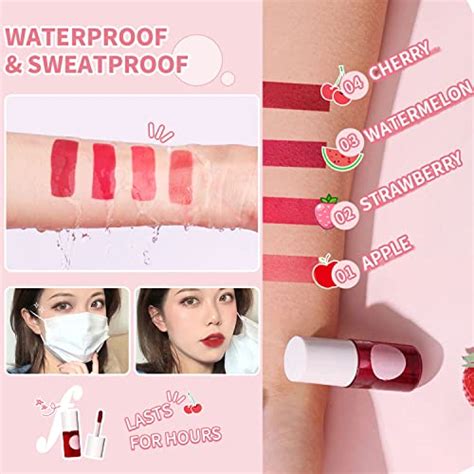 Lip Stain Tint Set Mini Liquid Lipstick Hydrating And Moisturizing