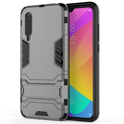 Coque Xiaomi Mi 9 Lite cool guard antichoc avec support intégré