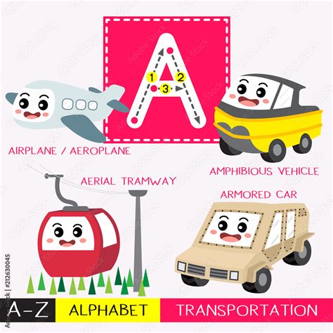 Meio De Transporte Com A Letra A