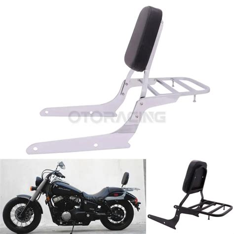 Encosto Da Motocicleta Sissy Bar Rack De Bagagem Traseira Para