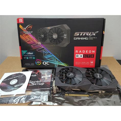 Card MÀn HÌnh Rx570 4gb Asus Strix Gaming Shopee Việt Nam