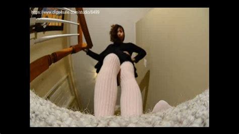 Gymnast White Hose Leg Warmer POV STOMP MOV Amateur Soles Giantess And Footjobs Clips4sale