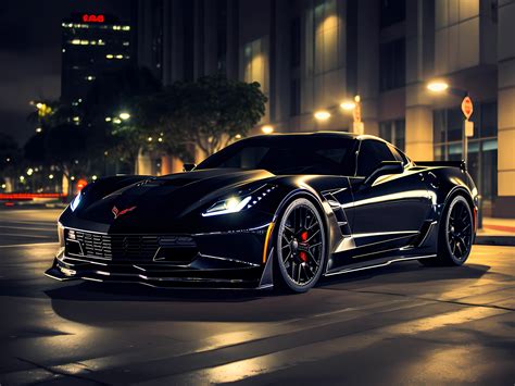 Black C7 Corvette Z06 - Etsy