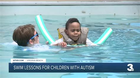 Swim Lessons For Children With Autism Youtube