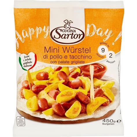 Wurstel Mini Di Pollo E Tacchino Con Patate CUCINA SARTOR 450 G Coop Shop