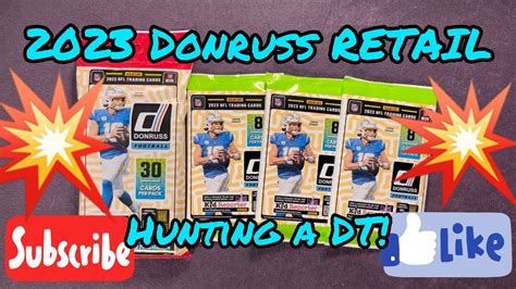 NEW 2023 Donruss Football Retail Packs Fat Pack And Retail Packs