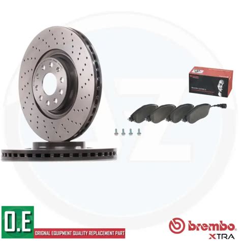 Per Audi S Vw Golf R Gti Sedile Leon Cupra Dischi Freno Brembo Forati