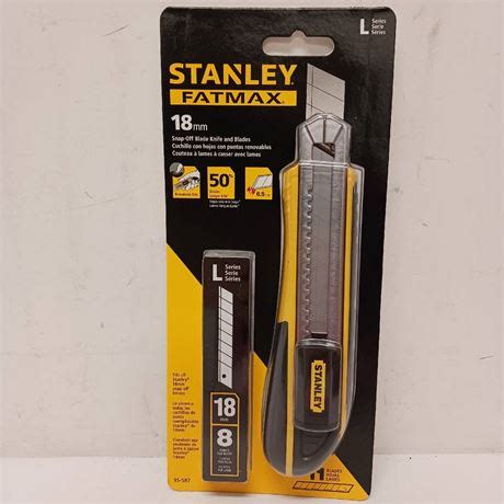 Events Viewbid Stanley Fatmax Mm Snap Off Knife Blades L Series