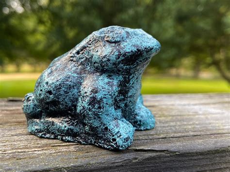 Concrete Frog Statue Cement Frog Statue Concrete Toad | Etsy