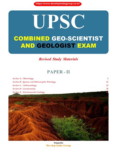 Geo Scientist Geologist Develop India Group