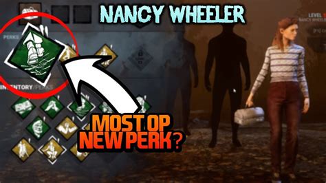 New Survivor Perk Fixated Op Dead By Daylight Nancy Perks Youtube