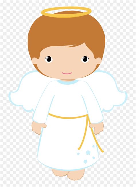 Angelito Para Bautizo O Primera Communion Clipart