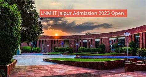 LNMIIT Admission 2023 Begins For BTech Programme Apply Now Admissions