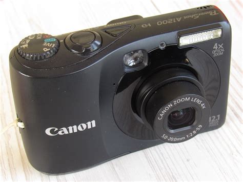 Canon PowerShot A1200 Black Digital Camera 12 0Mp EBay