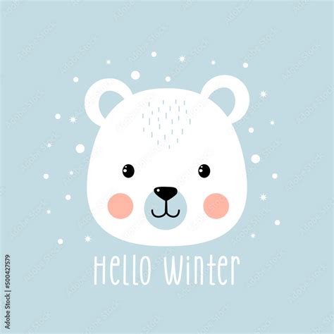 Hand drawing cute bear vector illustration design. Vector illustration ...