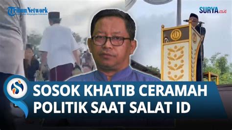 Sosok Untung Cahyono Khatib Bahas Pilpres Curang Saat Salat Id