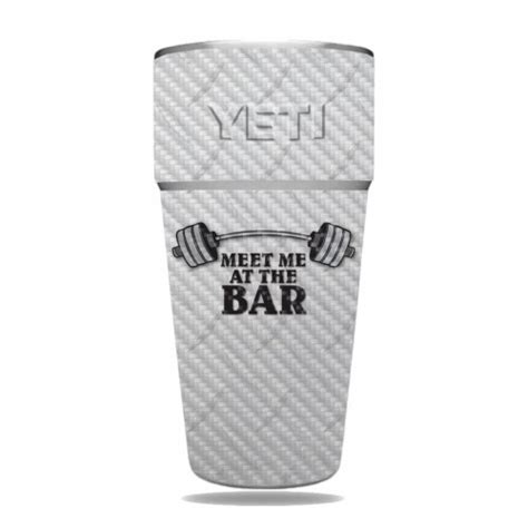 MightySkins CF YERAM26SI Meet Me At The Bar Carbon Fiber Skin For Yeti