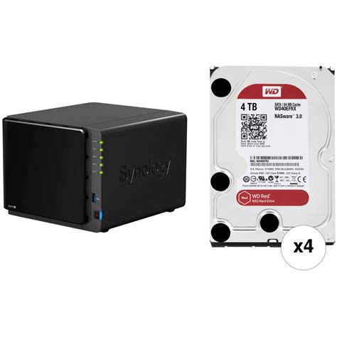 Synology DiskStation 16TB DS916 4 Bay NAS Server Kit 4 X 4TB