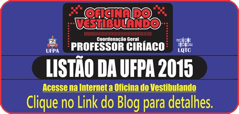 Oficina Do Vestibulando Ufpa List O Dos Aprovados