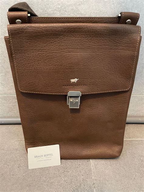 Authentic Braun Buffel Leather Messenger Bag Men S Fashion Bags