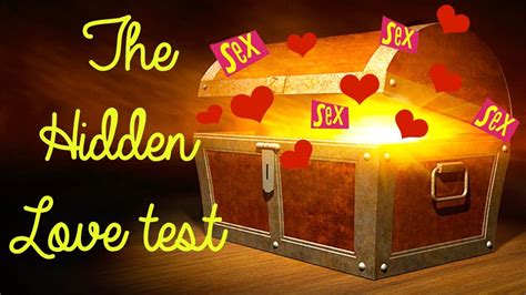 Discover The Love And Sex Secrets Of Your Mind ♥︎ Love Personality Test ♥︎ The Hidden Love Test