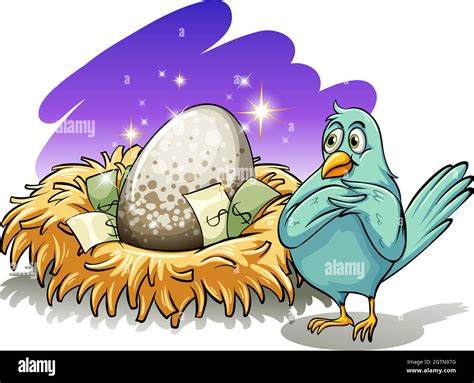 Big Bird Nest Stock Vector Images Alamy