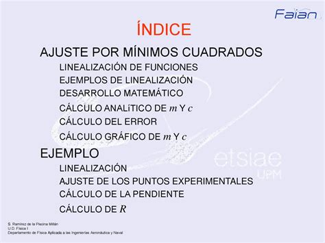 Ajuste Lineal Curso Ppt Descargar