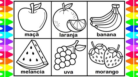 Desenho Frutas Para Colorir Wavemoms