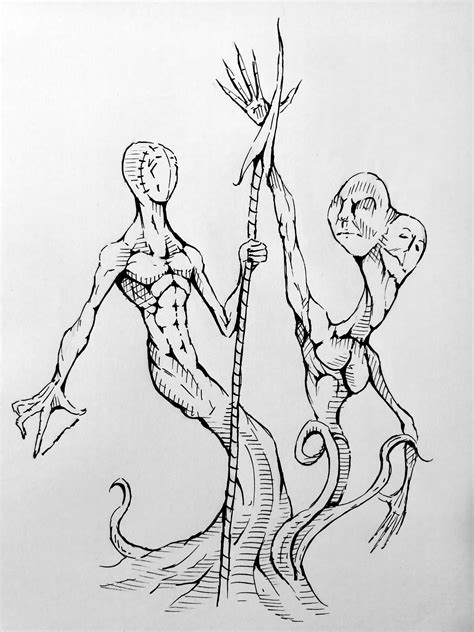 "Occult Deities" by me : r/creepy
