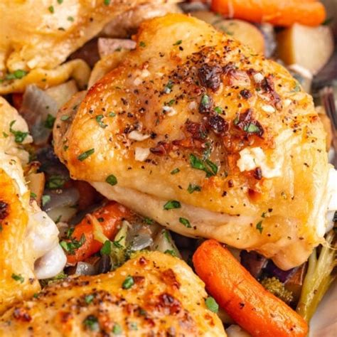 One Pan Chicken And Veggies 40 Aprons