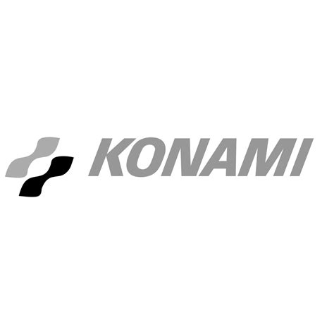 Konami Logo Black and White – Brands Logos