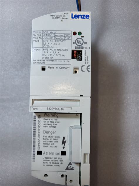 Convertizor De Frecventa Vfd Lenze Vector Kw V