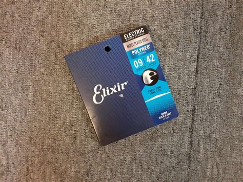 Elixir Strings – Electric Nickel Plated Steel with Polyweb Coating (9/42)