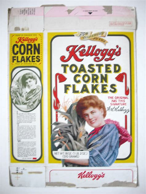 1981 Kelloggs Corn Flakes Cereal Box Front 75th Anniversa Flickr