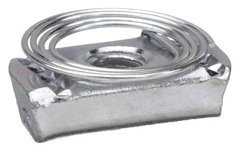 Nvent Caddy Channel Nut With Top Spring Electro Galvanized Steel