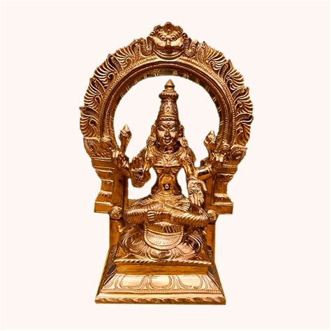 Lakshmi Panchaloha Idols With Tiruvachi Online Vigraham 6 Inch Statue