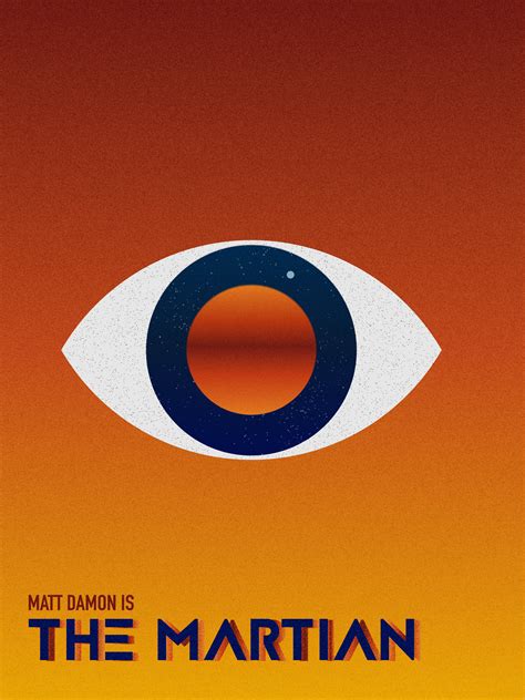 The Martian movie poster | Movie posters, The martian, Minimalist movie ...