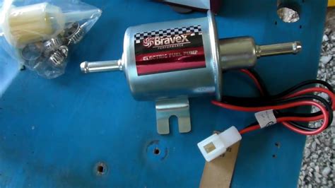 Full Test 17 Inline Universal 12 Volt Gas And Diesel Fuel Pump Youtube