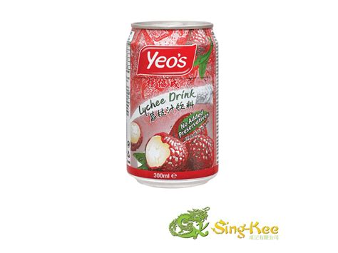 Yeos Lychee Drink 300ml Drinks Sing Kee