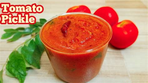 Tomato Pickle Recipe In Tamil Thakkali Thokku Recipe In Tamil Side