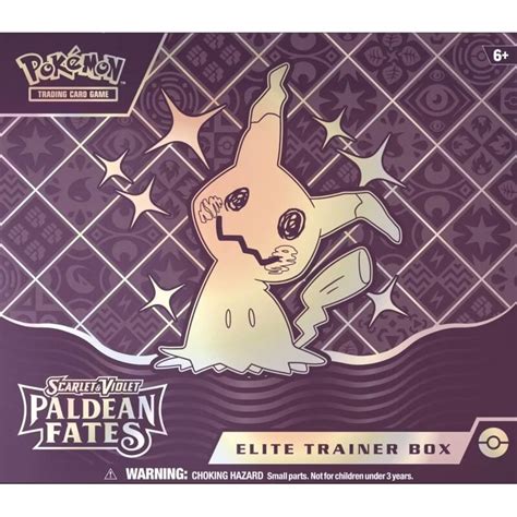 Pokemon Scarlet And Violet Paldean Fates Elite Trainer Box Canada