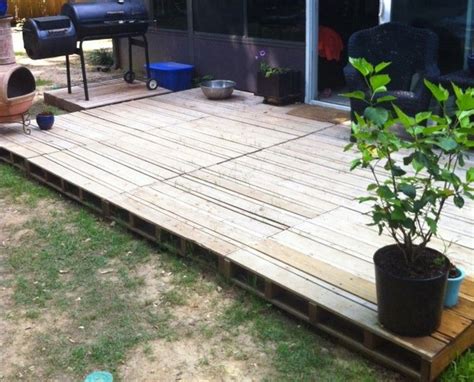 Pallet Wood Deck Plans Pallet Decking Wood Deck Plans Diy Deck