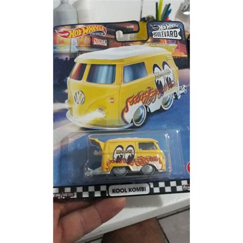 Hot Wheels Kool Kombi Premium Boulevard Mooneyes Shopee Brasil