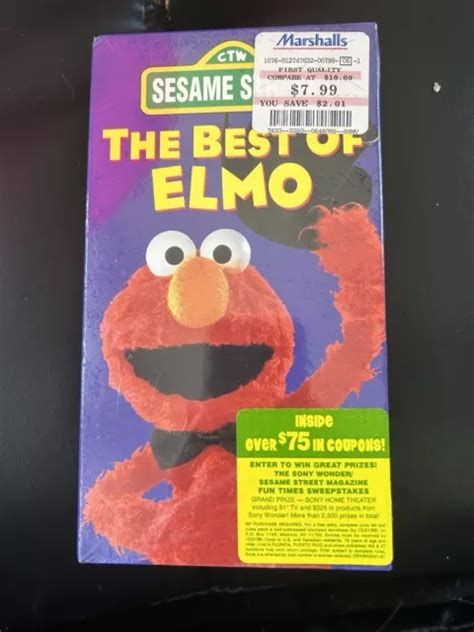 Sesame Street The Best Of Elmo Vhs Picclick Uk