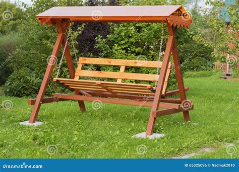 Bench swing stock photo. Image of herbaceous, resting - 65325096