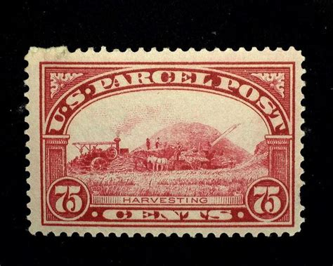 Hs C Scott Q11 75 Cent Parcel Post Vf Xf H Mint Hinge Remnant And Short